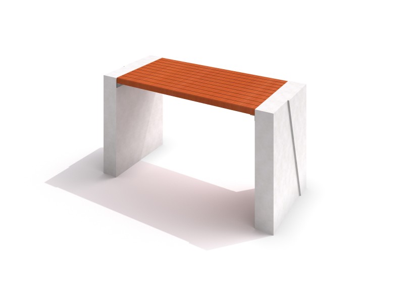 Inter-Play - DECO white concrete table 01